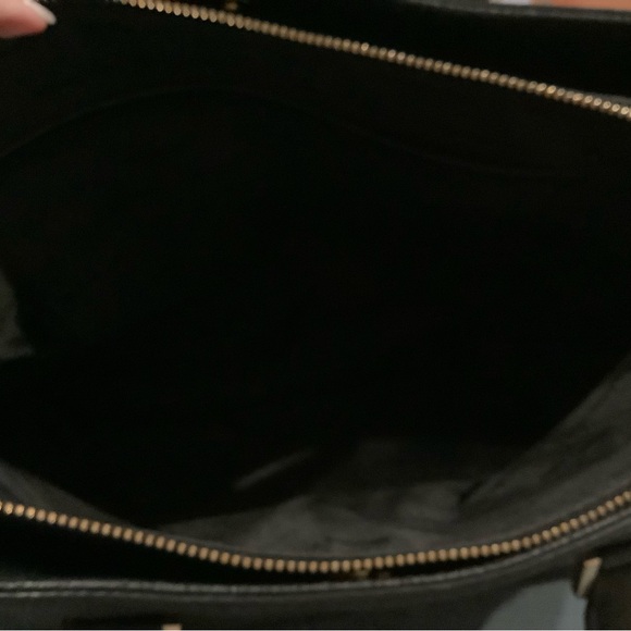 Michael Kors Black Leather Haley Satchel - Picture 9 of 12